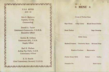 Thanksgiving Invitation 1944